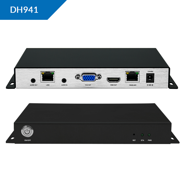 H.265 Dual Ethernet IP To IP Video Decoder And Video Media Gateway