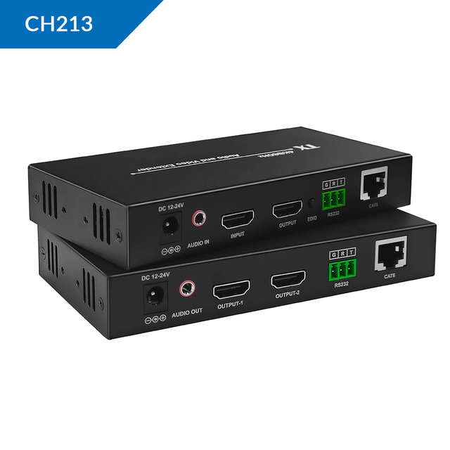 100M/328FT HDMI2.0 HDBaseT Extender na May IR