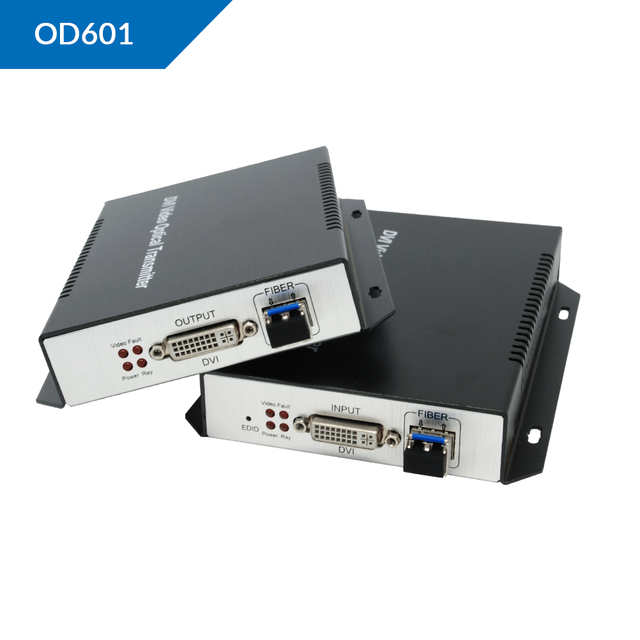 Uncompressed 4K@30 DVI Fiber Optical Extender 