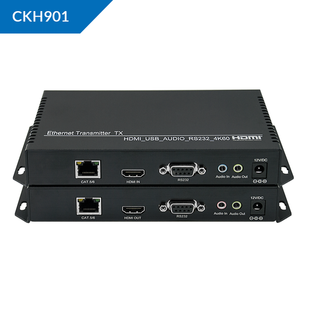 ORIVISION 4K@60HZ HDMI/USB2.0 KVM Extender over Cat 5e/6